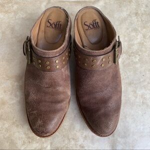 Sofft  Stud Accent Leather Clog